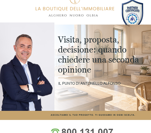 Antonello Alfonso e interno mediterraneo: Visita, proposta, decisione: quando chiedere una seconda opinione