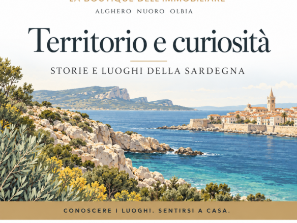 Territorio e curiosità — illustrazione della costa sarda, La Boutique dell’Immobiliare