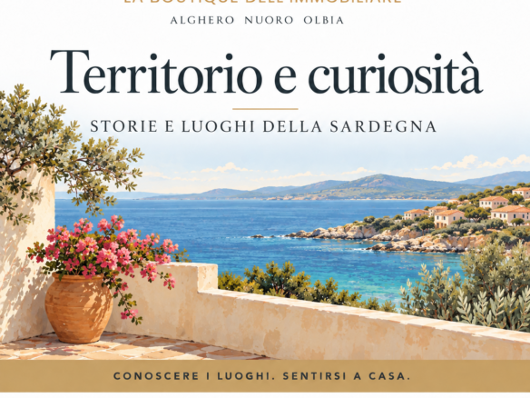Territorio e curiosità — illustrazione della costa sarda, La Boutique dell’Immobiliare