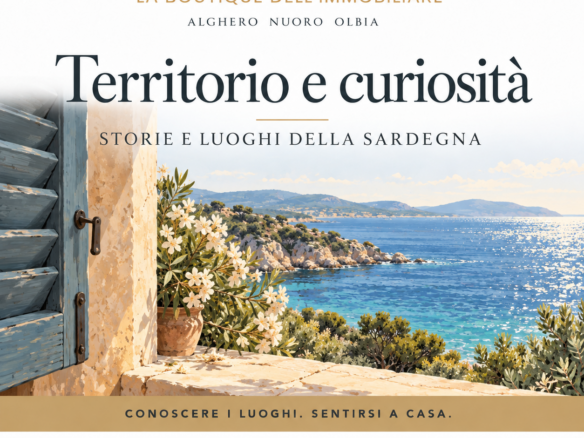 Territorio e curiosità — illustrazione della costa sarda, La Boutique dell’Immobiliare
