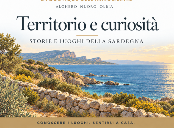 Territorio e curiosità — illustrazione della costa sarda, La Boutique dell’Immobiliare