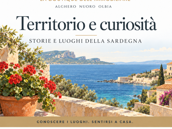 Territorio e curiosità — illustrazione della costa sarda, La Boutique dell’Immobiliare